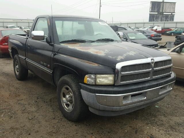 1B7HC16Y6TS570865 - 1996 DODGE RAM 1500 BLACK photo 1