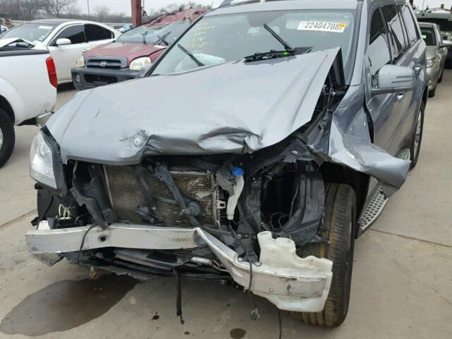 4JGBF7BE7BA717366 - 2011 MERCEDES-BENZ GL 450 4MA GRAY photo 9