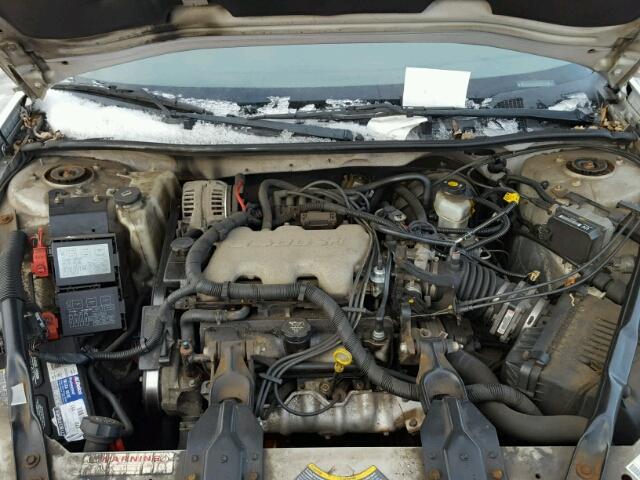 2G1WF52E349130986 - 2004 CHEVROLET IMPALA SILVER photo 7