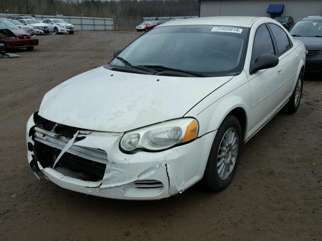 1C3EL46X95N531074 - 2005 CHRYSLER SEBRING WHITE photo 2