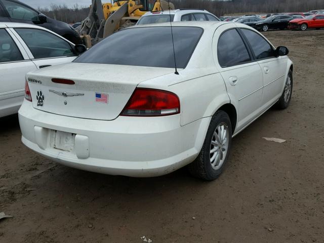 1C3EL46X95N531074 - 2005 CHRYSLER SEBRING WHITE photo 4