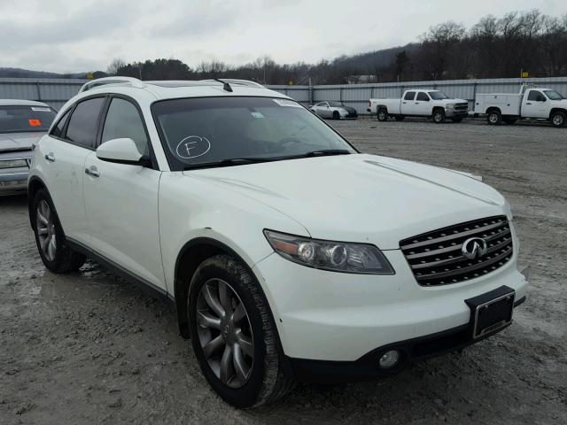 JNRAS08W05X209762 - 2005 INFINITI FX35 WHITE photo 1