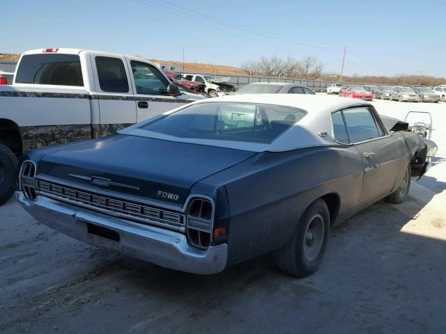 8D60F133507 - 1968 FORD XL BLUE photo 4