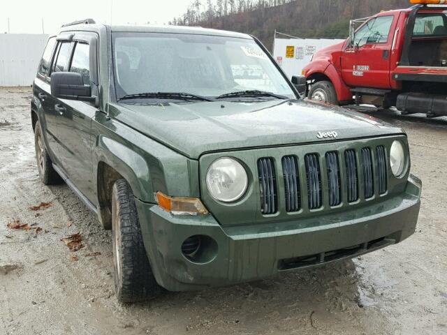 1J8FF28WX8D566046 - 2008 JEEP PATRIOT SP GREEN photo 1