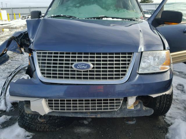 1FMFU18536LA43044 - 2006 FORD EXPEDITION BLUE photo 7