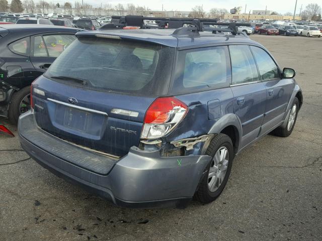 4S4BP62CX57347621 - 2005 SUBARU LEGACY OUT BLUE photo 4