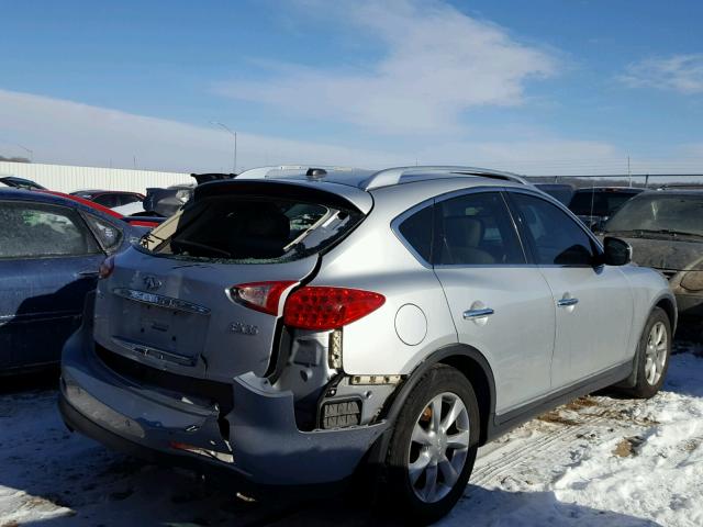 JNKAJ09F28M360589 - 2008 INFINITI EX35 BASE GRAY photo 4