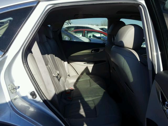 JNKAJ09F28M360589 - 2008 INFINITI EX35 BASE GRAY photo 6