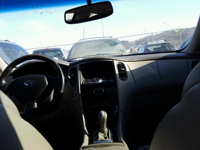 JNKAJ09F28M360589 - 2008 INFINITI EX35 BASE GRAY photo 9