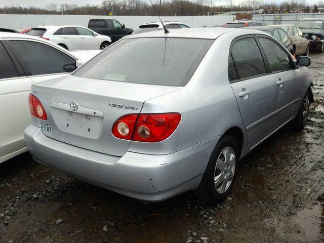 JTDBR32E652061230 - 2005 TOYOTA COROLLA CE SILVER photo 4