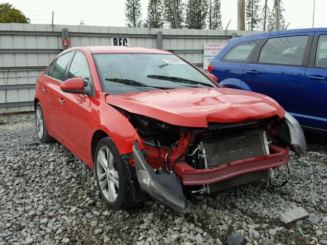 1G1PG5SB9F7180562 - 2015 CHEVROLET CRUZE LTZ RED photo 1