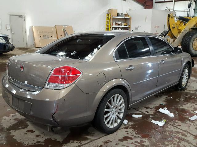 1G8ZV57788F114145 - 2008 SATURN AURA XR TAN photo 4