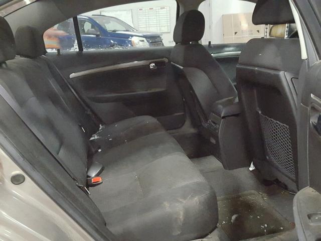 1G8ZV57788F114145 - 2008 SATURN AURA XR TAN photo 6