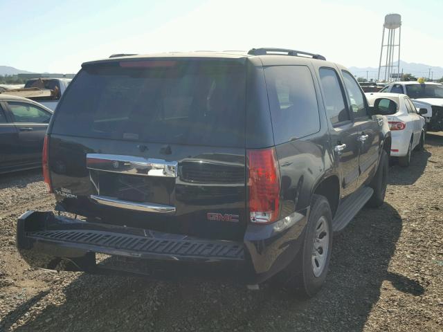 1GKFC13077R348911 - 2007 GMC YUKON BLACK photo 4