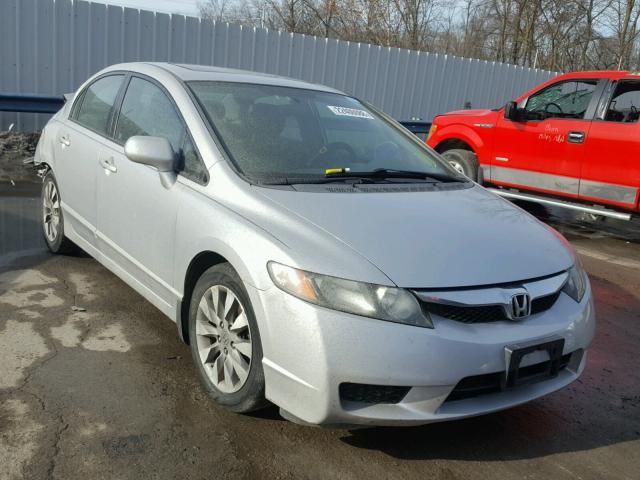 2HGFA1F82AH528163 - 2010 HONDA CIVIC EX SILVER photo 1