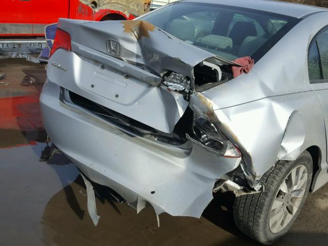 2HGFA1F82AH528163 - 2010 HONDA CIVIC EX ვერცხლისფერი ფოტო 9