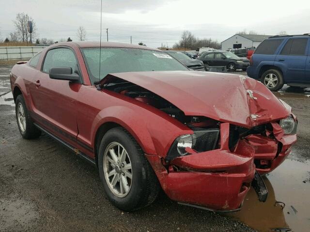 1ZVFT80N875228091 - 2007 FORD MUSTANG RED photo 1