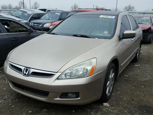 1HGCM66503A081587 - 2003 HONDA ACCORD EX GOLD photo 2