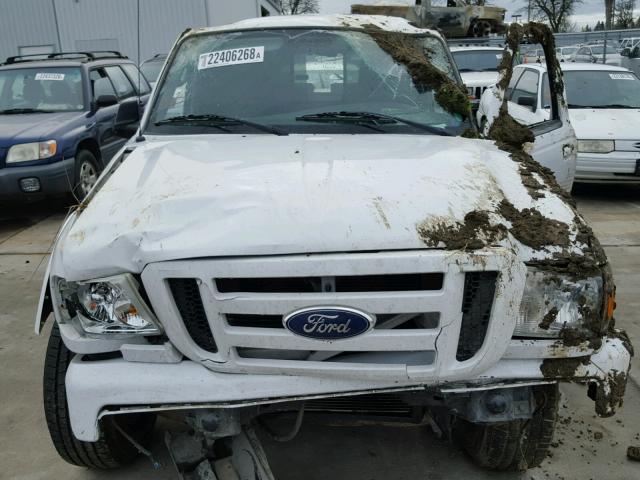 1FTKR1EE8BPA72034 - 2011 FORD RANGER SUP WHITE photo 9