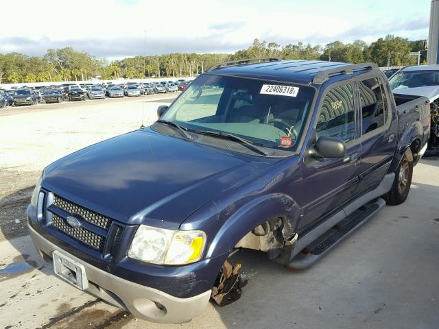 1FMZU67E13UB98757 - 2003 FORD EXPLORER S BLUE photo 2