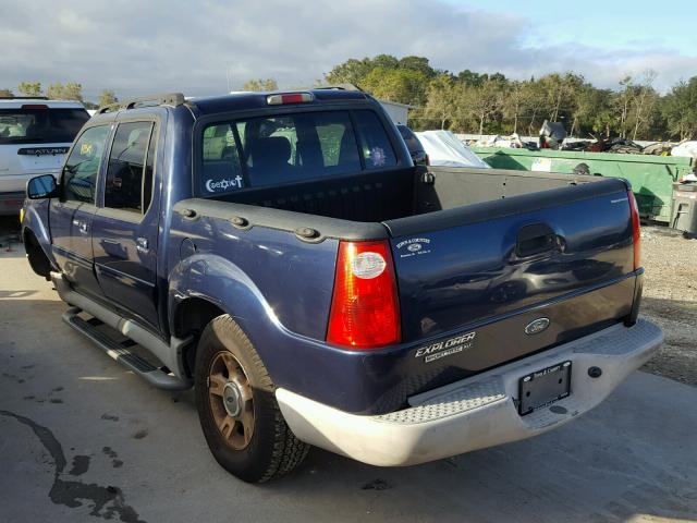 1FMZU67E13UB98757 - 2003 FORD EXPLORER S BLUE photo 3