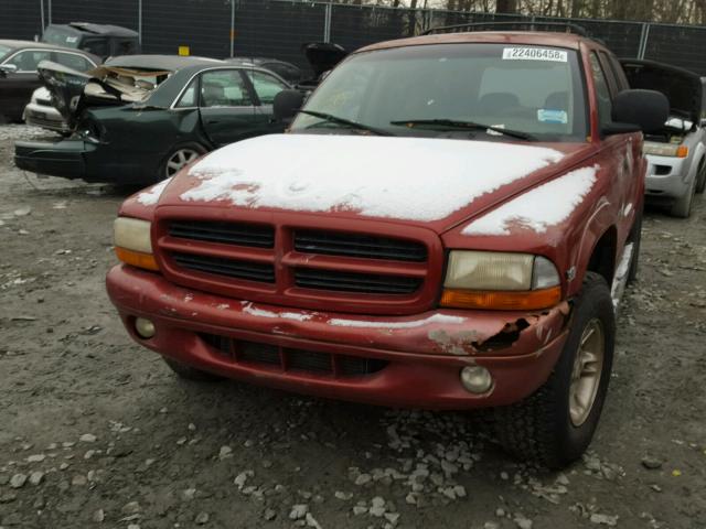 1B4HS28Z6XF589250 - 1999 DODGE DURANGO RED photo 2