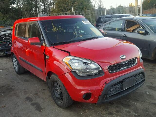 KNDJT2A56D7627025 - 2013 KIA SOUL RED photo 1