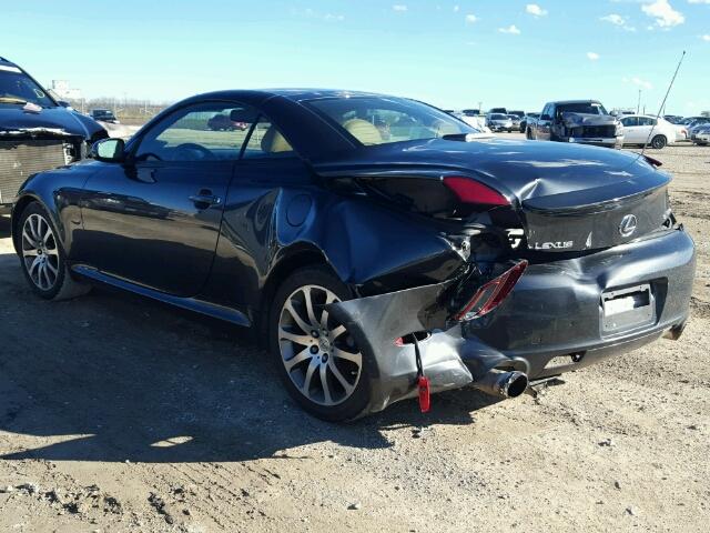 JTHFN45Y979010337 - 2007 LEXUS SC 430 GRAY photo 3