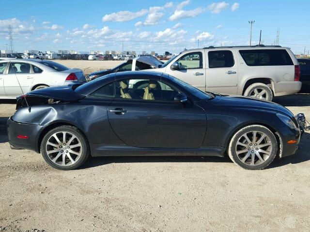 JTHFN45Y979010337 - 2007 LEXUS SC 430 GRAY photo 9