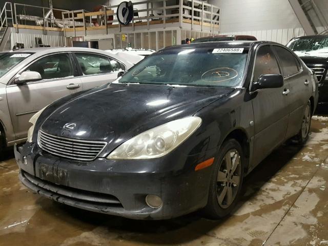 JTHBA30G965152079 - 2006 LEXUS ES 330 BLACK photo 2