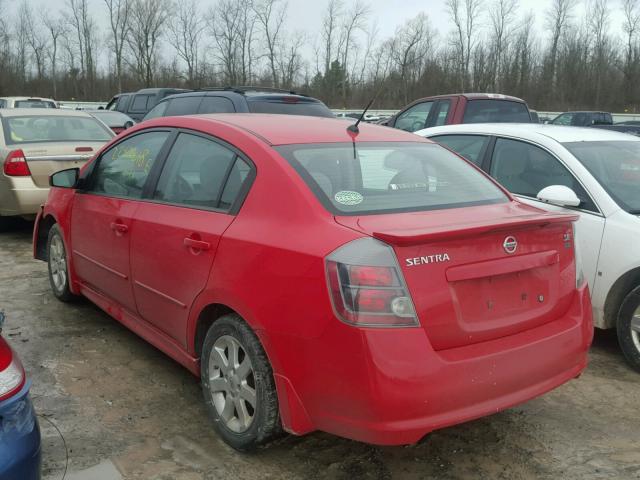 3N1AB61E99L678972 - 2009 NISSAN SENTRA 2.0 RED photo 3