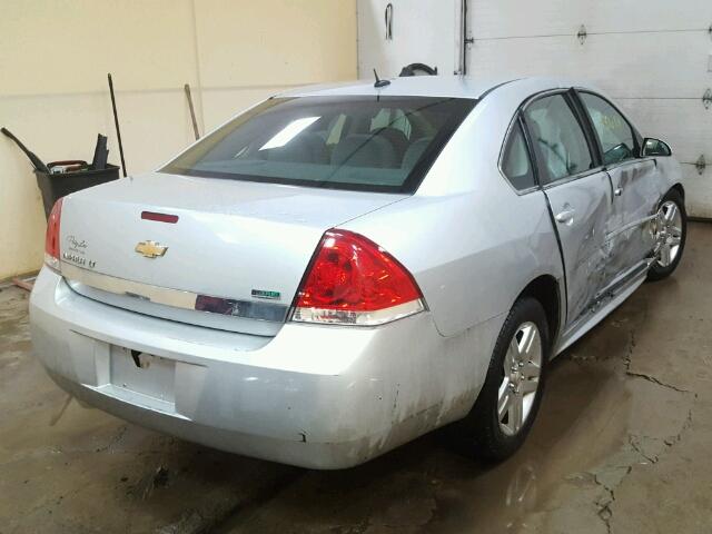 2G1WB5EK3B1259643 - 2011 CHEVROLET IMPALA LT SILVER photo 4