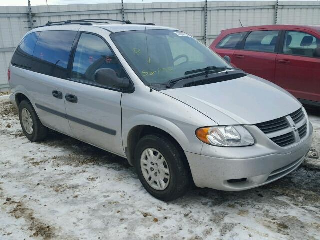 1D4GP25R36B532680 - 2006 DODGE CARAVAN SE SILVER photo 1