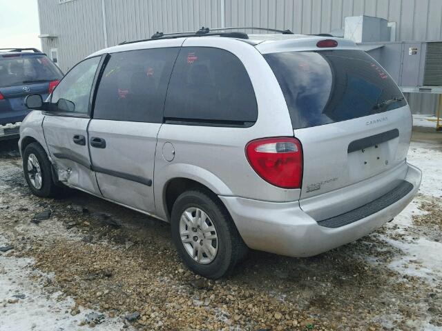 1D4GP25R36B532680 - 2006 DODGE CARAVAN SE SILVER photo 3