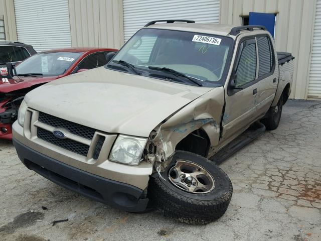 1FMZU67K95UB82461 - 2005 FORD EXPLORER S GOLD photo 2