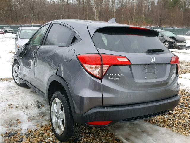 3CZRU6H57GM732223 - 2016 HONDA HR-V EX GRAY photo 3