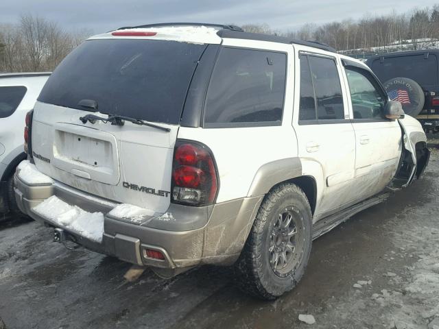 1GNDT13S932311051 - 2003 CHEVROLET TRAILBLAZE WHITE photo 4