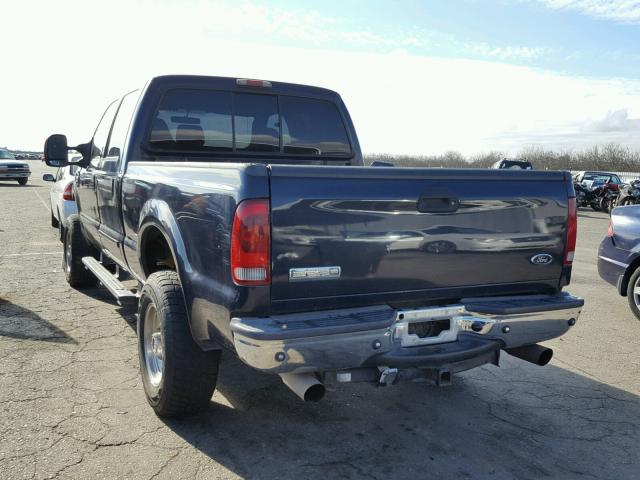 1FTSW20525EA89109 - 2005 FORD F250 SUPER BLUE photo 3