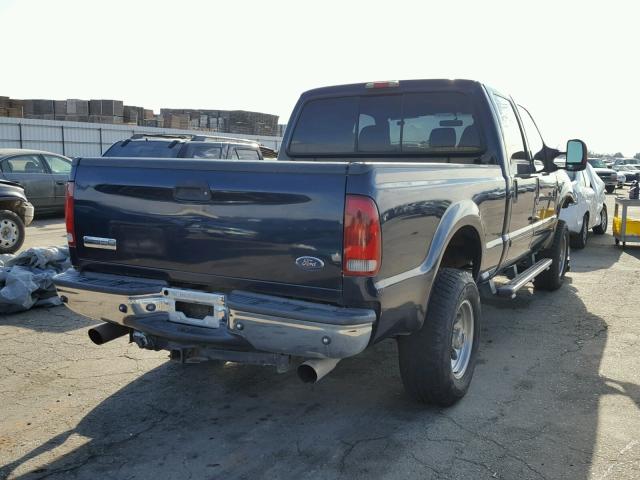 1FTSW20525EA89109 - 2005 FORD F250 SUPER BLUE photo 4