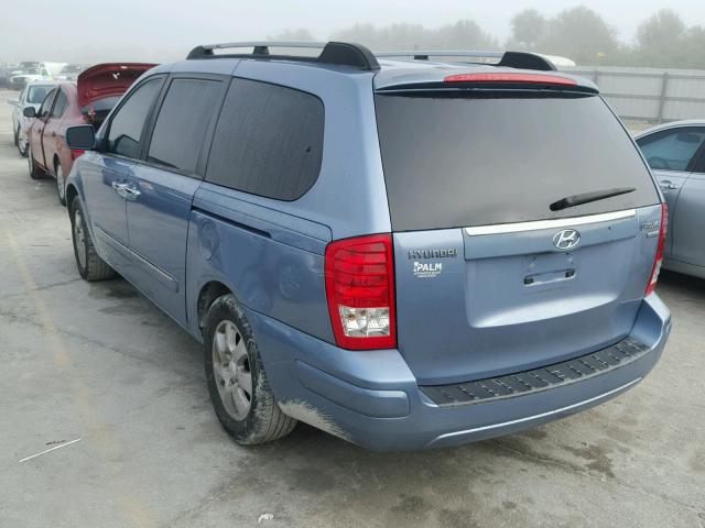 KNDMC233476017112 - 2007 HYUNDAI ENTOURAGE BLUE photo 3