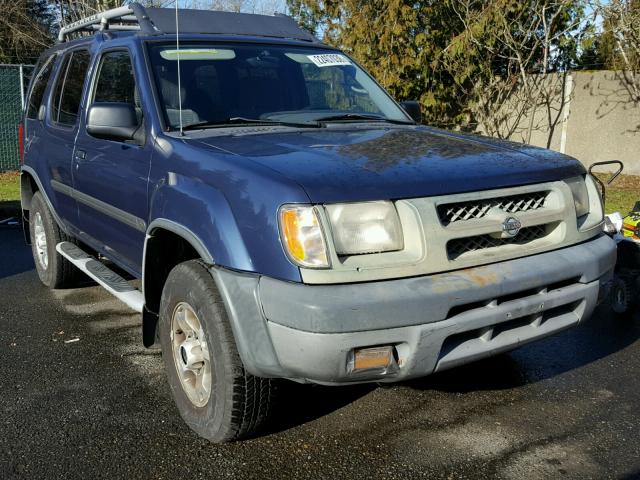 5N1ED28Y4YC554986 - 2000 NISSAN XTERRA XE BLUE photo 1