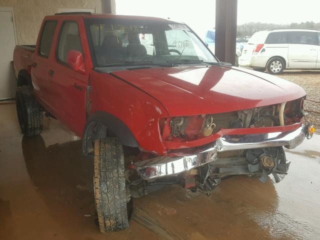 1N6ED27T0YC307245 - 2000 NISSAN FRONTIER C RED photo 1