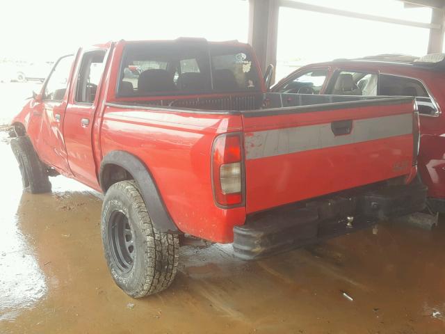 1N6ED27T0YC307245 - 2000 NISSAN FRONTIER C RED photo 3