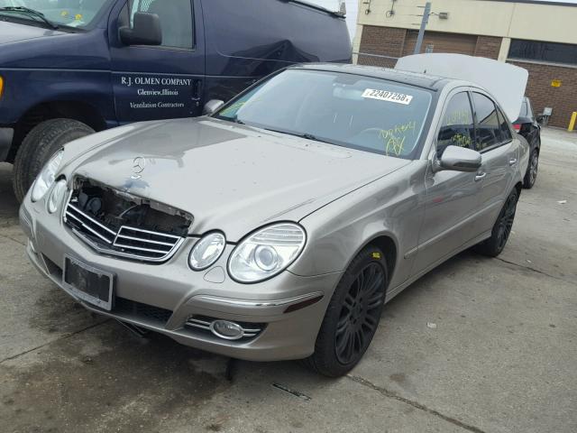 WDBUF87X67X213942 - 2007 MERCEDES-BENZ E 350 4MAT GRAY photo 2