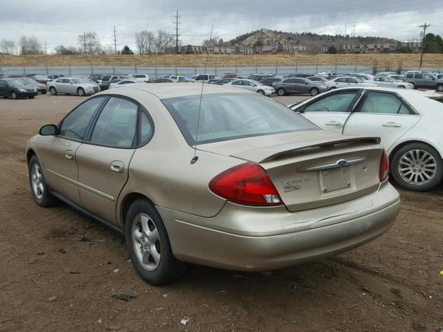 1FAFP55S6YG226713 - 2000 FORD TAURUS SES BEIGE photo 3