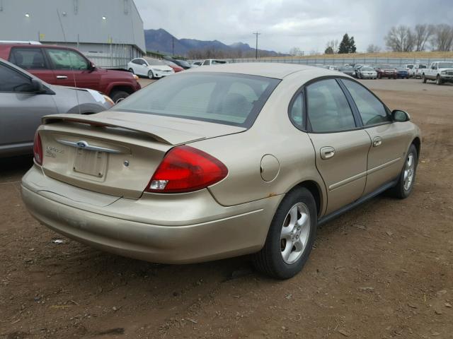 1FAFP55S6YG226713 - 2000 FORD TAURUS SES BEIGE photo 4