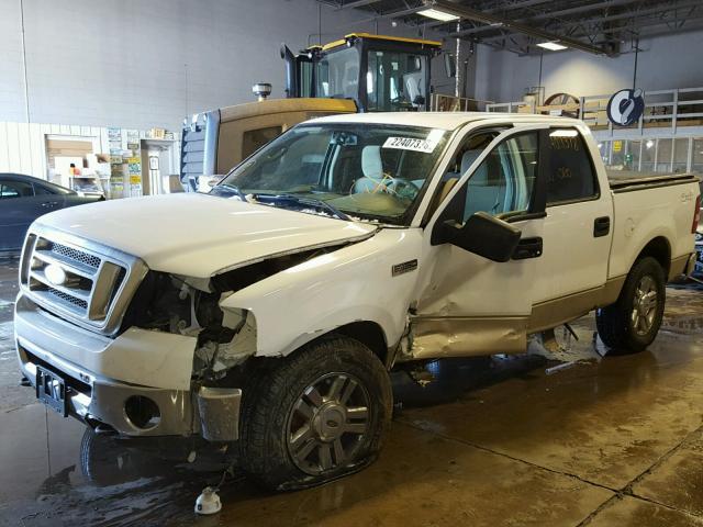 1FTPW14V47FB61399 - 2007 FORD F150 SUPER WHITE photo 2