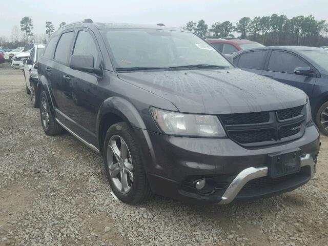 3C4PDCGB8HT500997 - 2017 DODGE JOURNEY CR GRAY photo 1