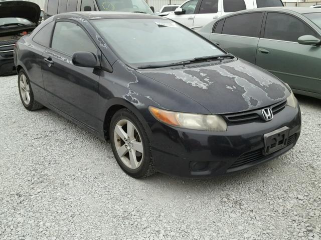 2HGFG12807H534363 - 2007 HONDA CIVIC EX შავი ფოტო 1