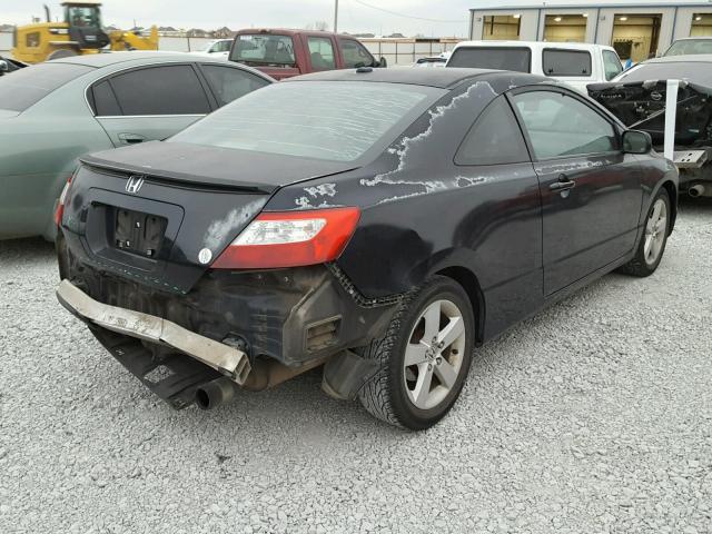 2HGFG12807H534363 - 2007 HONDA CIVIC EX შავი ფოტო 4